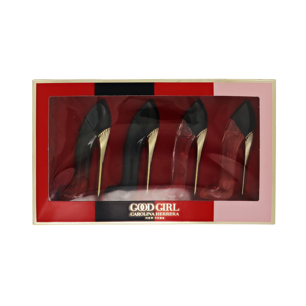 Good Good Girl Mini Set 4 Pcs by Carolina Herrera Spray for Women - Perfumes4All