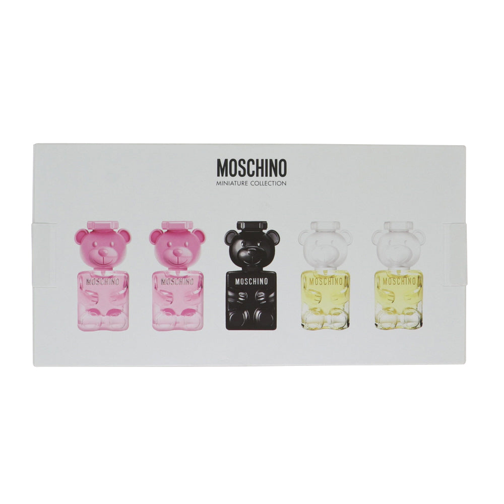 Moschino Mini'S 5Pcset (Toy 2 Oz 5Ml X 2 Oz / Toy Boy 5Ml / Toy 2 Oz Bubble Gum 5Ml X 2) For Unisex Perfume