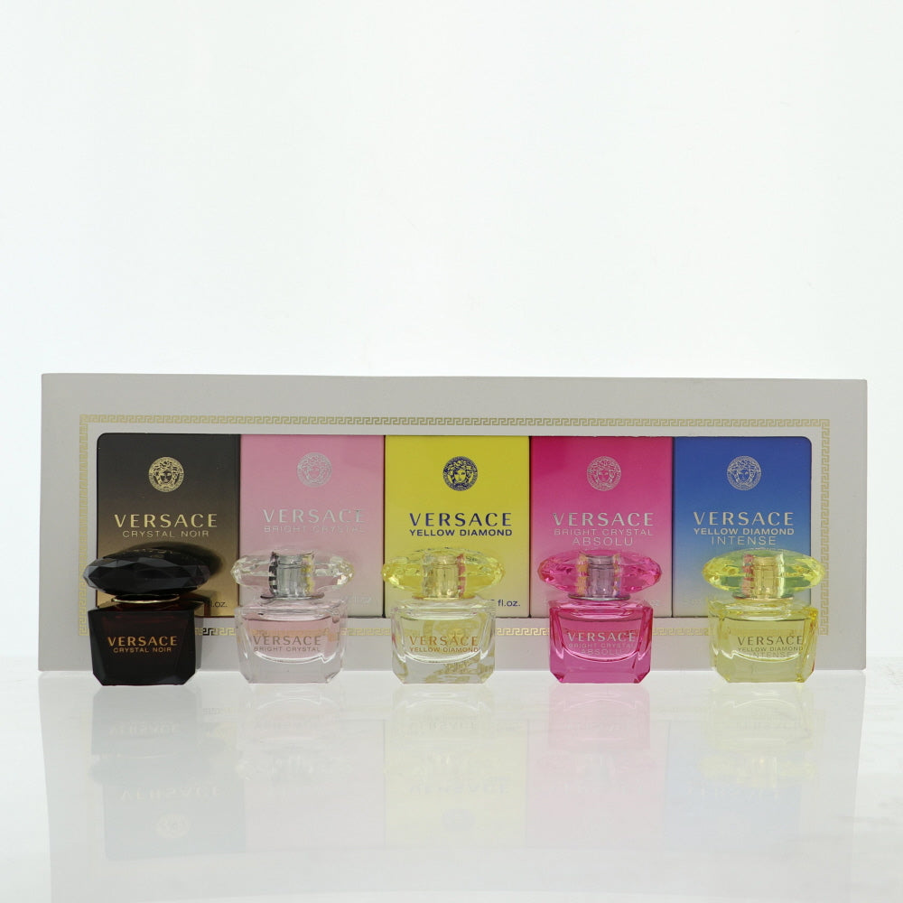 Versace Mini Set Fragrance By Versace 5 Piece Gift Set - 0.17 Oz Yellow Diamond Intense Eau De Parfum Spray For Unisex