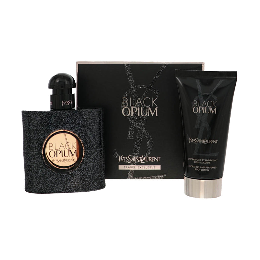 Black Opium Travel Set by Yves Saint Laurent 1.6 oz Eau De Parfum - Perfumes4All