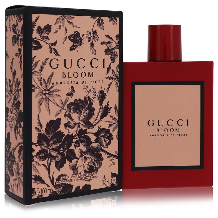 Gucci Bloom Ambrosia Di Fiori Perfume by Gucci Eau De Parfum  Intense Spray 3.3 oz for Women - Authentic Fragrance - Discount Women Perfume or Cologne Fragrance