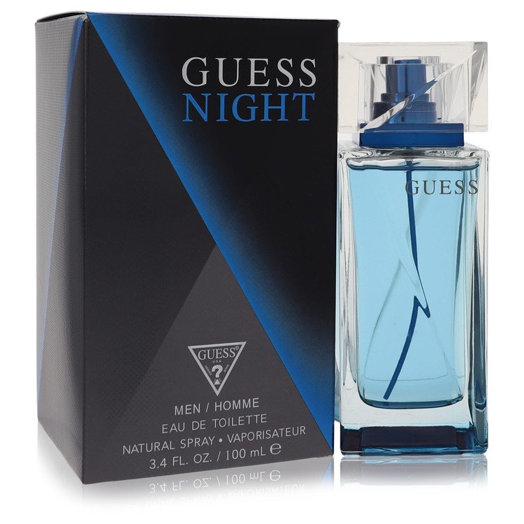 Guess Night Cologne By Guess 3.4 Oz Eau De Toilette Spary For Men In Box