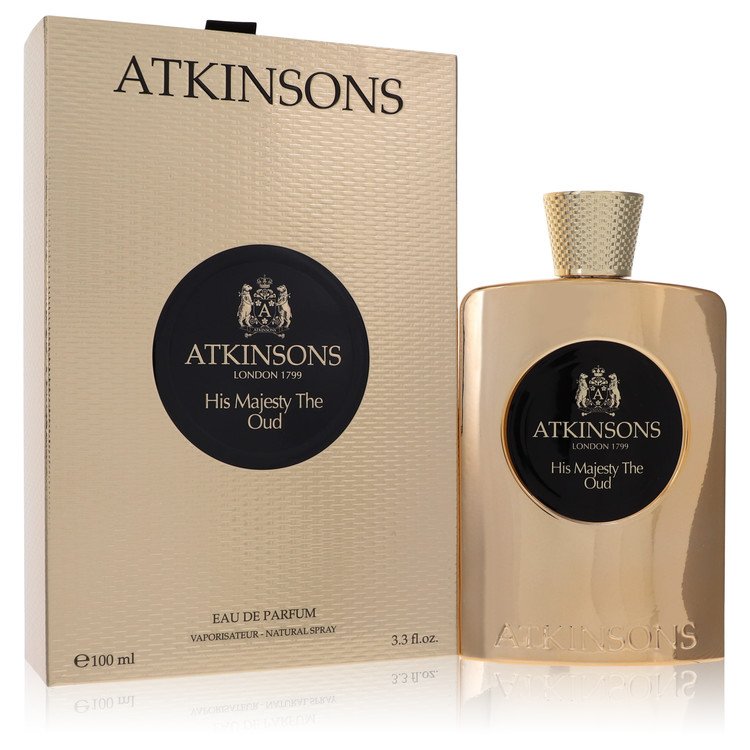 His Majesty The Oud Cologne by Atkinsons Eau De Parfum Spray 3.3 oz for Men - Authentic Fragrance - Discount Men Perfume or Cologne Fragrance