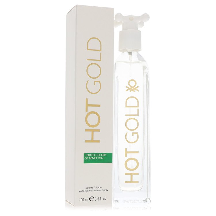 Hot Gold Perfume by Benetton Eau De Toilette Spray 3.3 oz for Women - Authentic Fragrance - Discount Women Perfume or Cologne Fragrance
