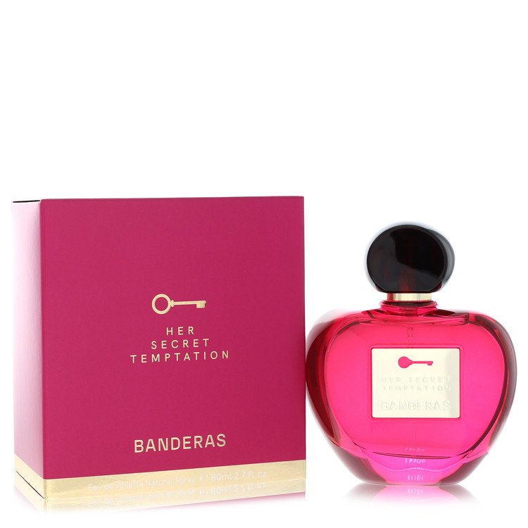 Her Secret Temptation Perfume by Antonio Banderas Eau De Toilette Spray 2.7 oz for Women - Authentic Fragrance - Discount Women Perfume or Cologne Fragrance