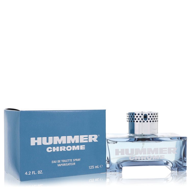 Hummer Chrome Cologne by Hummer Eau De Toilette Spray 4.2 oz for Men - Authentic Fragrance - Discount Men Perfume or Cologne Fragrance
