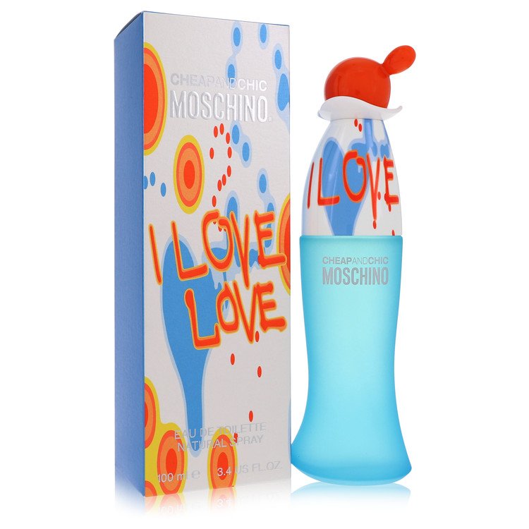 I Love Love Perfume By Moschino 3.4 Oz Eau De Toilette Spray For Women In Box