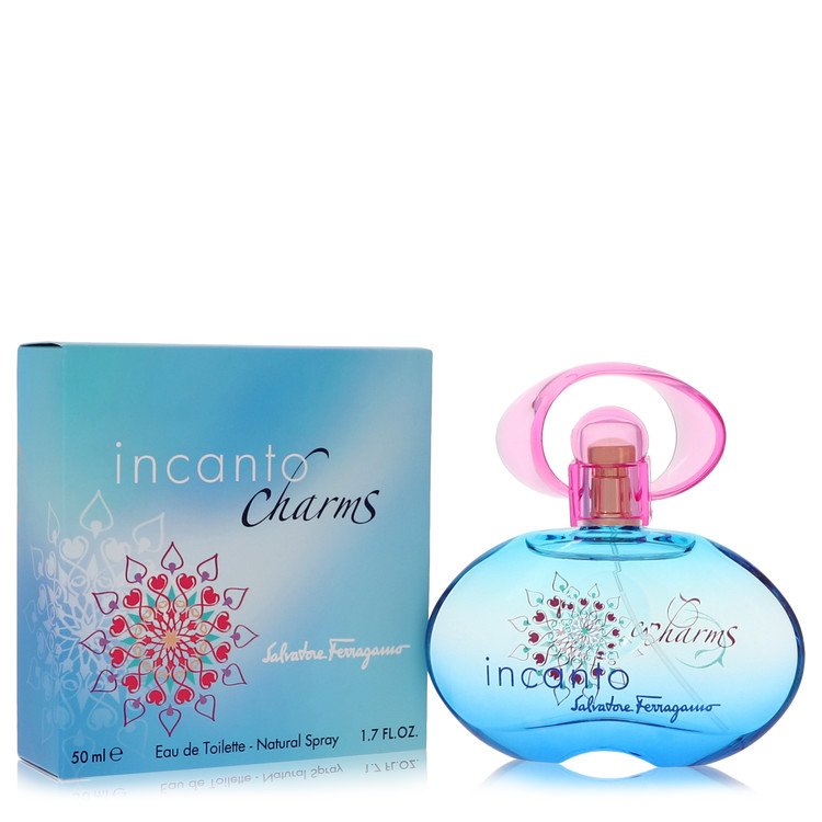 Incanto Charms Perfume by Salvatore Ferragamo Eau De Toilette Spray 1.7 oz for Women - Authentic Fragrance - Discount Women Perfume or Cologne Fragrance