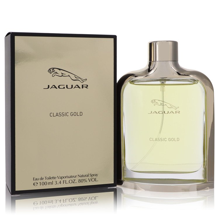 Jaguar Classic Gold Cologne by Jaguar Eau De Toilette Spray 3.4 oz for Men - Authentic Fragrance - Discount Men Perfume or Cologne Fragrance