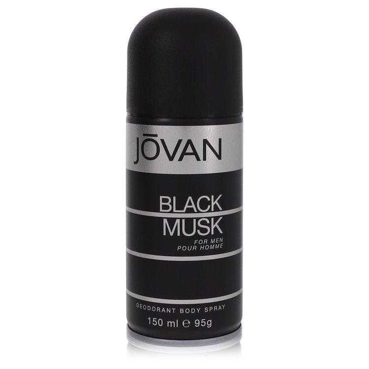 Jovan Black Musk Cologne by Jovan Deodorant Spray 5 oz for Men - Authentic Fragrance - Discount Men Perfume or Cologne Fragrance