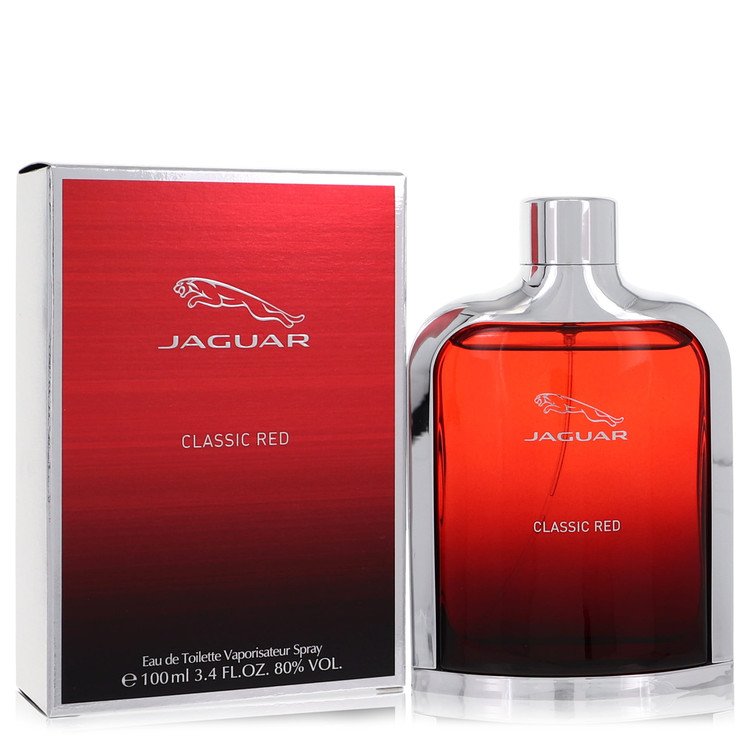 Jaguar Classic Red Cologne by Jaguar Eau De Toilette Spray 3.4 oz for Men - Authentic Fragrance - Discount Men Perfume or Cologne Fragrance