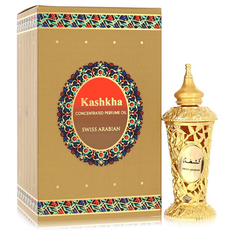Swiss Arabian Kashkha Cologne by Swiss Arabian Concentrated Perfume Oil (Unisex) 0.6 oz for Men - Authentic Fragrance - Discount Men Perfume or Cologne Fragrance