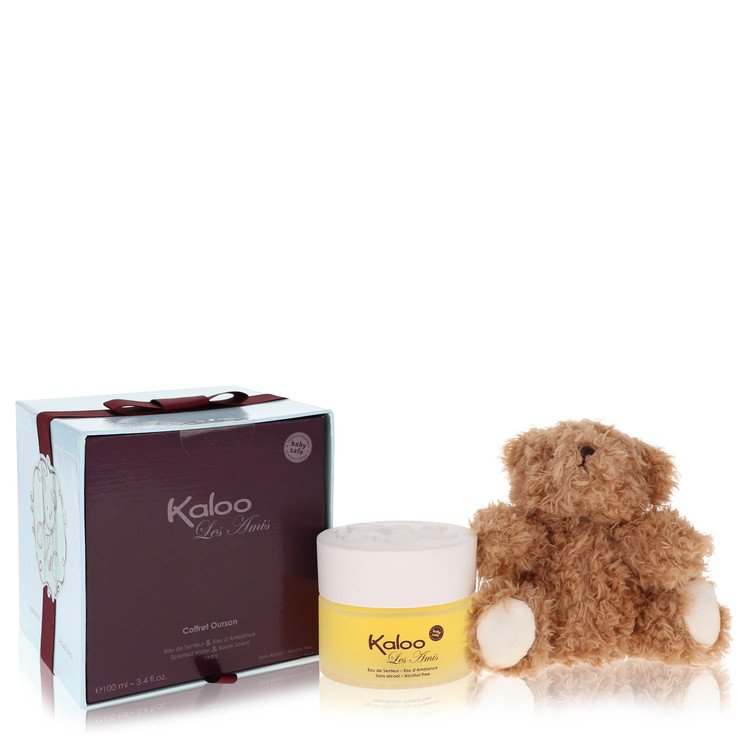 Kaloo Les Amis Cologne by Kaloo Eau De Senteur Spray / Room Fragrance Spray (Alcohol Free) + Free Fluffy Bear 3.4 oz for Men - Authentic Fragrance - Discount Men Perfume or Cologne Fragrance