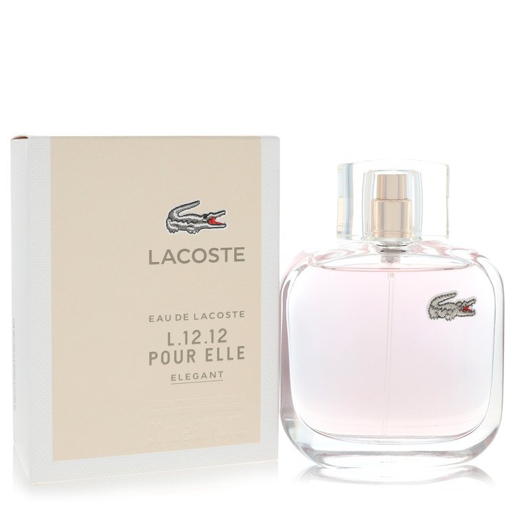 Lacoste Eau De Lacoste L.12.12 Elegant Perfume by Lacoste Eau De Toilette Spray 3 oz for Women - Authentic Fragrance - Discount Women Perfume or Cologne Fragrance