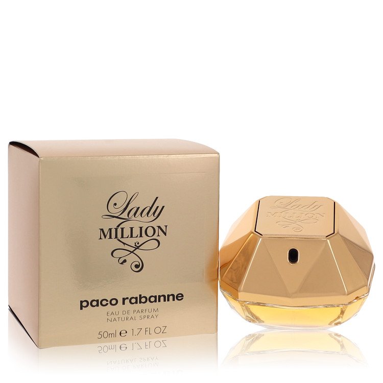 Lady Million Perfume by Paco Rabanne Eau De Parfum Spray 1.7 oz for Women - Authentic Fragrance - Discount Women Perfume or Cologne Fragrance