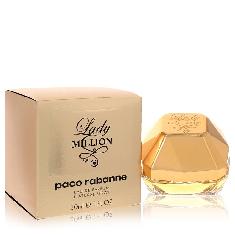 Lady Million Perfume by Paco Rabanne Eau De Parfum Spray 1 oz for Women - Authentic Fragrance - Discount Women Perfume or Cologne Fragrance