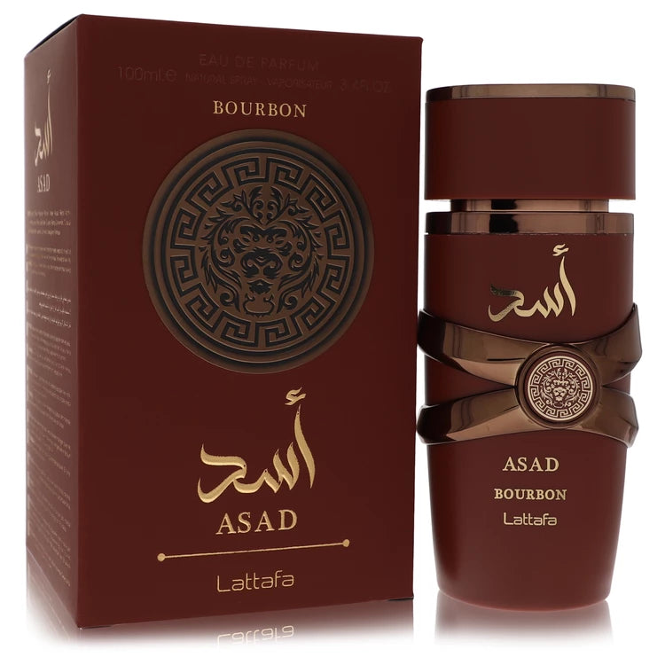 Asad Bourbon by Lattafa 3.4 oz Eau De Parfum Spray for Women