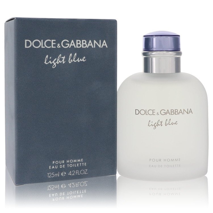 Light Blue Cologne by Dolce & Gabbana Eau De Toilette Spray 4.2 oz for Men - Authentic Fragrance - Discount Men Perfume or Cologne Fragrance