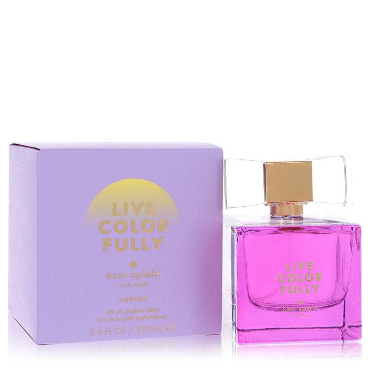 Live Colorfully Sunset Perfume by Kate Spade Eau De Parfum Spray 3.4 oz for Women - Authentic Fragrance - Discount Women Perfume or Cologne Fragrance