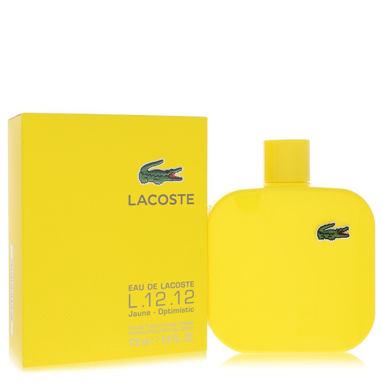 Lacoste Eau De Lacoste L.12.12 Jaune Cologne by Lacoste Eau De Toilette Spray 5.9 oz for Men - Authentic Fragrance - Discount Men Perfume or Cologne Fragrance