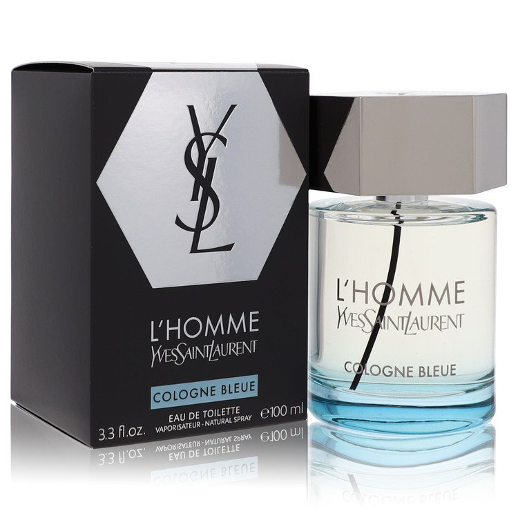 L'homme Cologne Bleue Cologne by Yves Saint Laurent Eau De Toilette Spray 3.4 oz for Men - Authentic Fragrance - Discount Men Perfume or Cologne Fragrance