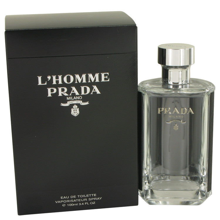 Prada L'Homme Cologne By Prada 3.3 Oz Eau De Toilette Spray For Men In Box