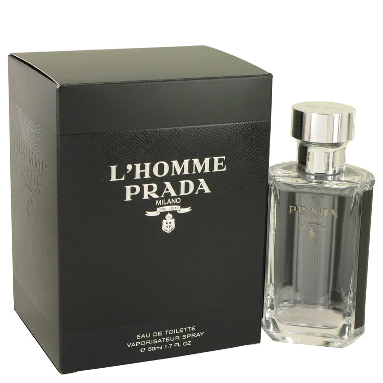 Prada L'Homme Prada Milano by Prada 1.6 oz Eau De Toilette Spray for Men