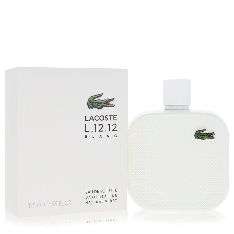 L.12.12 Blanc by Lacoste 5.9 oz Eau De Toilette Spray for Men - Perfumes4All