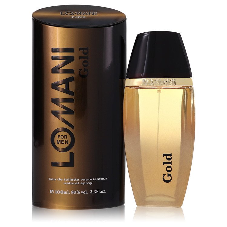 Lomani Gold Cologne by Lomani Eau De Toilette Spray 3.3 oz for Men - Authentic Fragrance - Discount Men Perfume or Cologne Fragrance