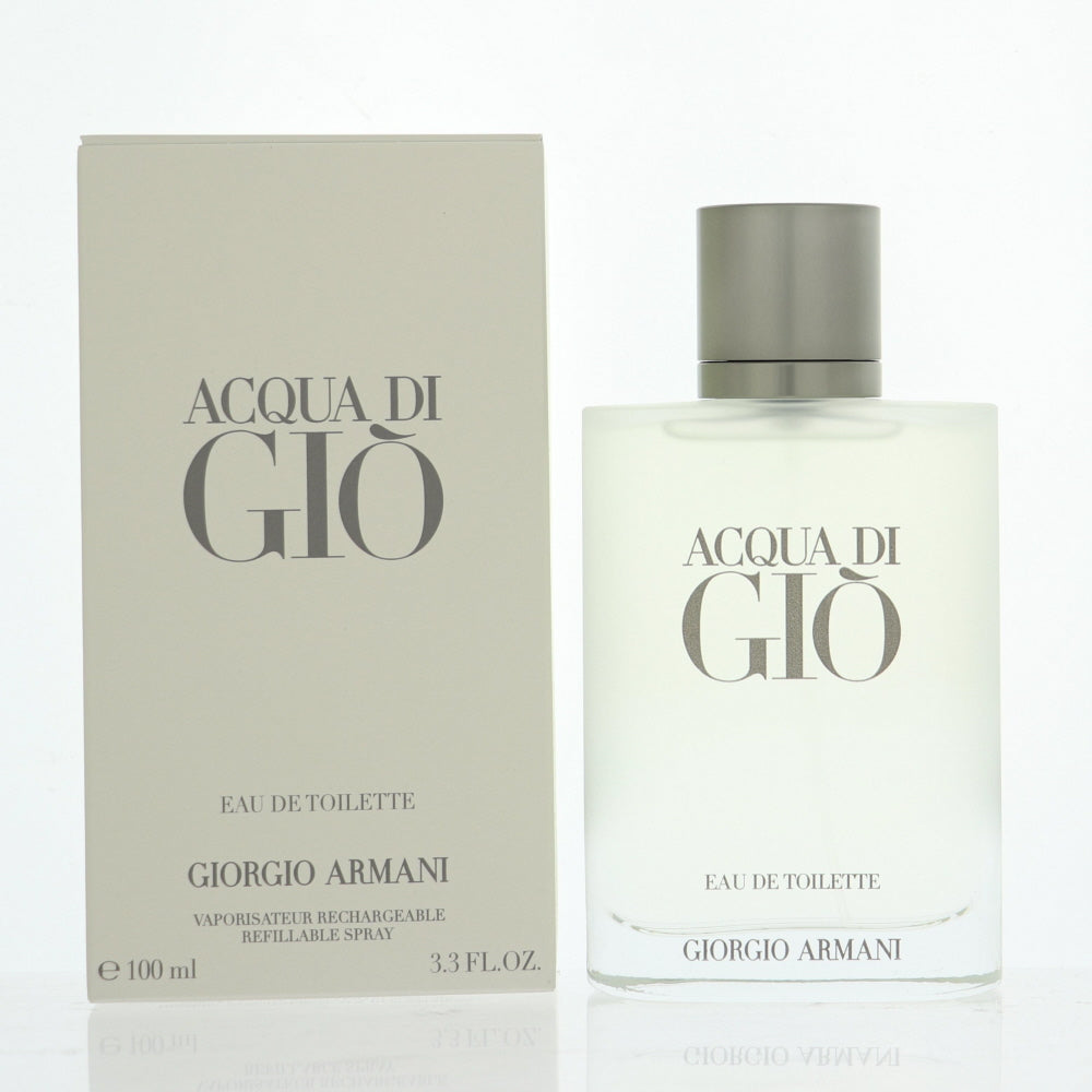 Acqua Di Gio Cologne By Giorgio Armani 3.3 Oz Eau De Toilette Spray For Men In Box