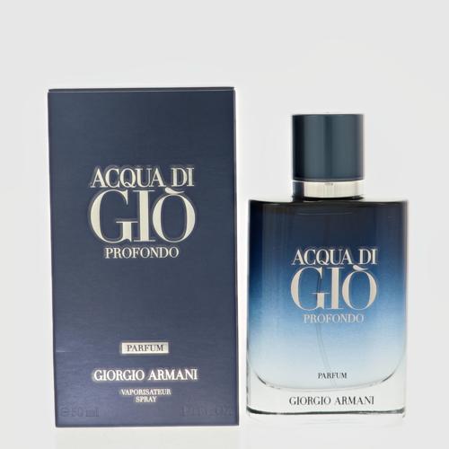 Acqua Di Gio Profondo Cologne By Giorgio Armani 1.6 Oz Eau De Parfum Spray For Men In Box