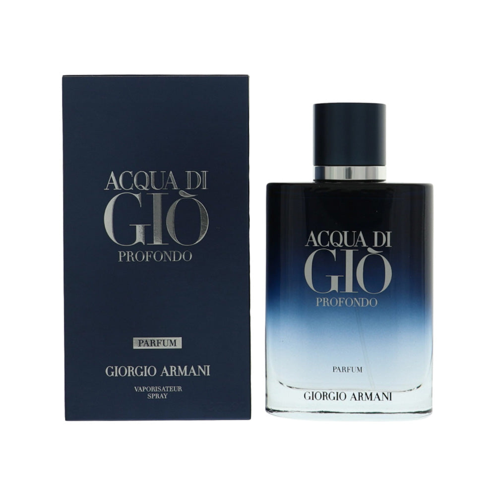Acqua Di Gio Profondo Cologne By Giorgio Armani 3.3 Oz Parfum Spray For Men In Box
