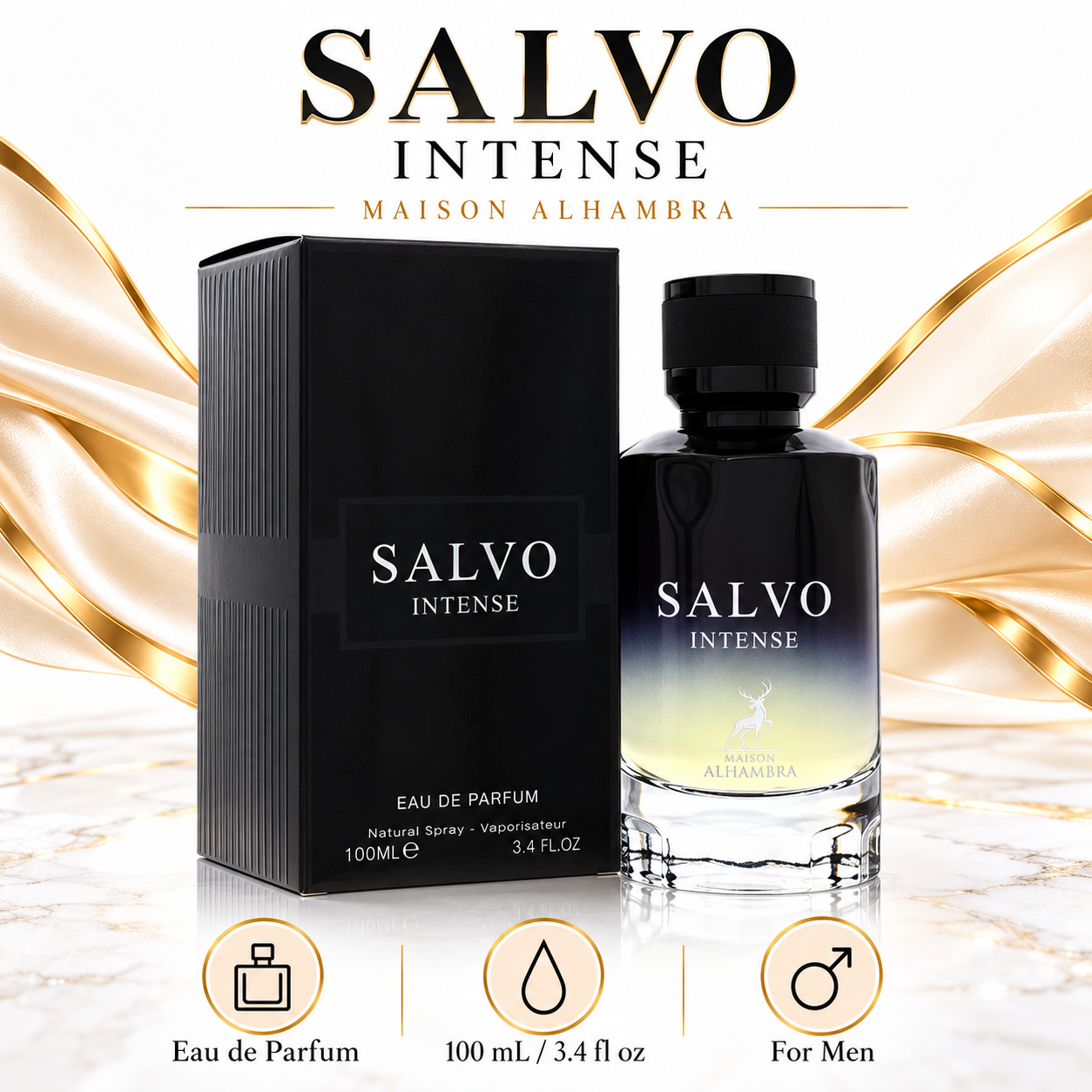 Maison Alhambra Salvo Intense — size, type and gender