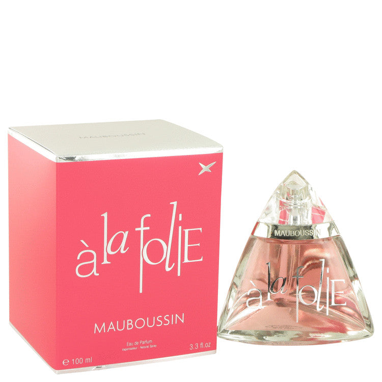 Mauboussin A La Folie Perfume by Mauboussin Eau De Parfum Spray 3.3 oz for Women - Authentic Fragrance - Discount Women Perfume or Cologne Fragrance