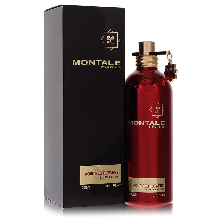 Montale Aoud Red Flowers Perfume by Montale Eau De Parfum Spray 3.3 oz for Women - Authentic Fragrance - Discount Women Perfume or Cologne Fragrance