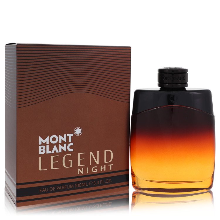Montblanc Legend Night Cologne by Mont Blanc Eau De Parfum Spray 3.3 oz for Men - Authentic Fragrance - Discount Men Perfume or Cologne Fragrance