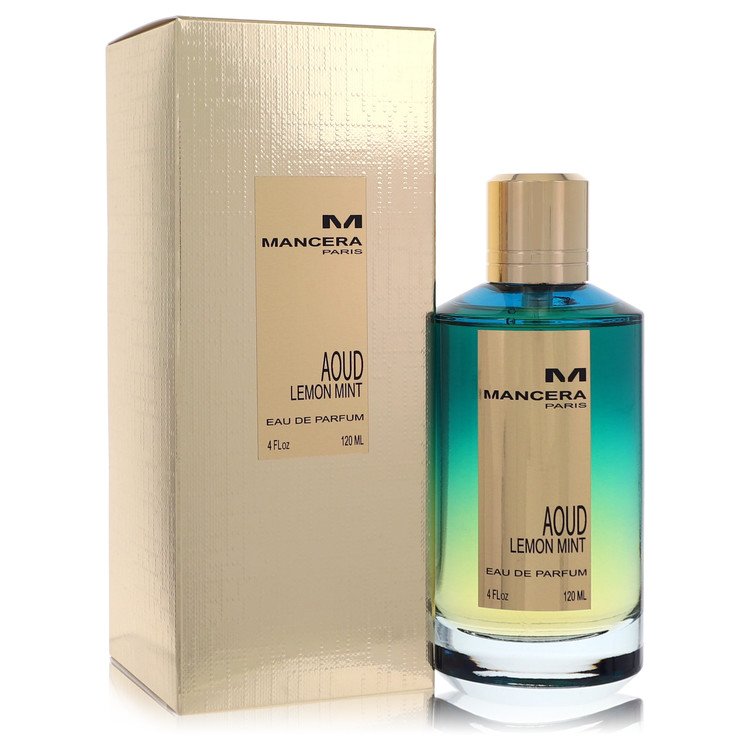Mancera Aoud Lemon Mint Perfume by Mancera Eau De Parfum Spray (Unisex) 4 oz for Women - Authentic Fragrance - Discount Women Perfume or Cologne Fragrance