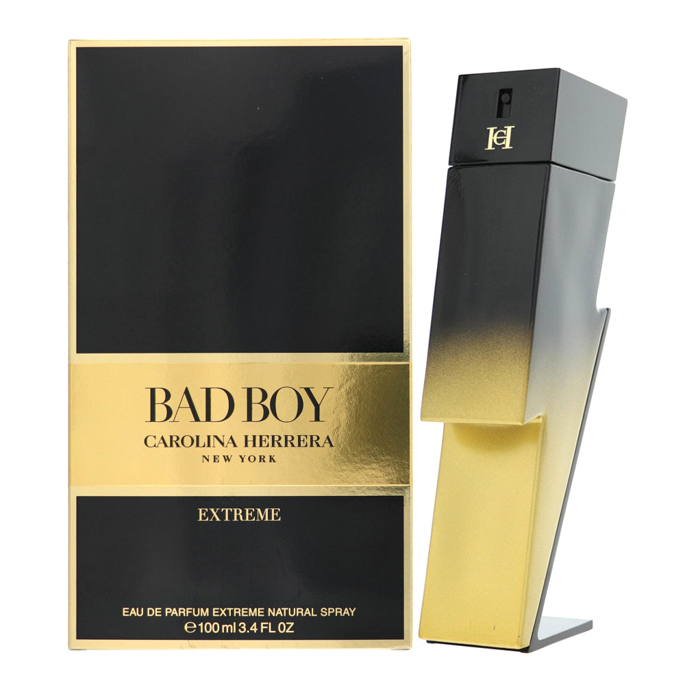 Bad Boy Extreme Cologne By Carolina Herrera 3.4 Oz Eau De Pafum Extreme Spray For Men In Box