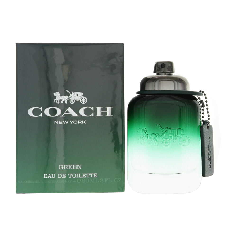 Coach Green Cologne By Coach 2.0 Oz Eau De Toilette Spray For Men In Box
