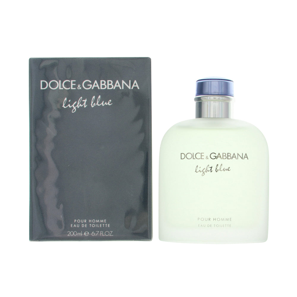 D & G Light Blue Cologne By Dolce & Gabbana 6.7 Oz Eau De Toilette Spray For Men In Box