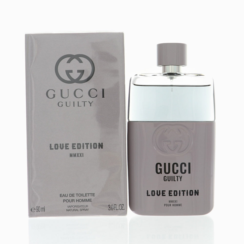 Gucci Guilty Love Edition Cologne By Gucci 3.0 Oz Eau De Toilette Spray For Men In Box