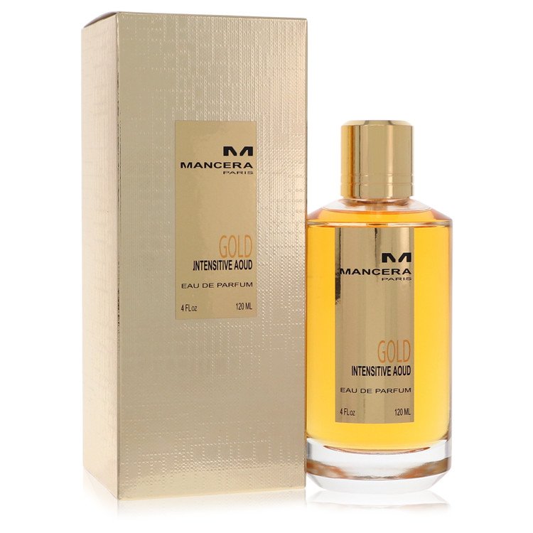 Mancera Intensitive Aoud Gold Perfume by Mancera Eau De Parfum Spray (Unisex) 4 oz for Women - Authentic Fragrance - Discount Women Perfume or Cologne Fragrance