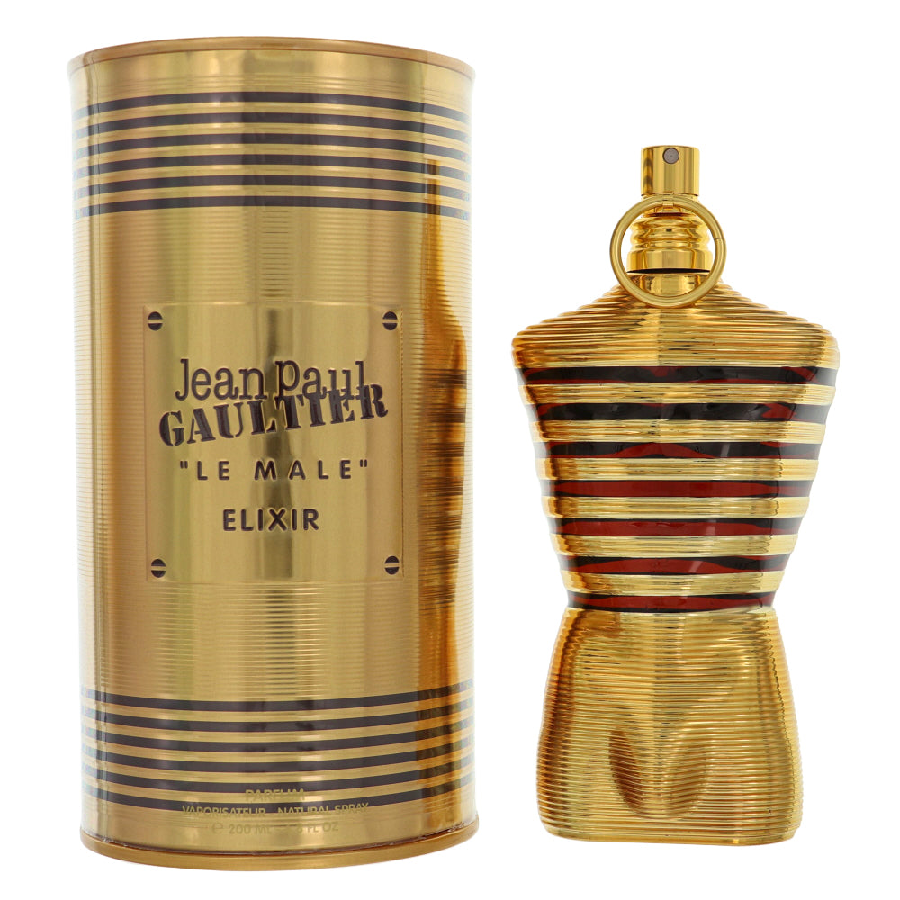 Le Male Elixir Cologne By Jean Paul Gaultier 6.8 Oz Parfum Spray For Men In Box
