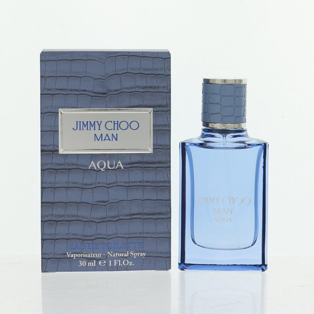 Jimmy Choo Man Aqua Cologne By Jimmy Choo 1.0 Oz Eau De Toilette Spray For Men In Box