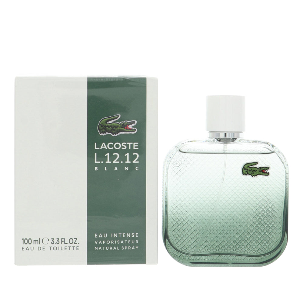 Eau De L.12.12 Blanc by Lacoste 3.3 oz Eau De Toilette Spray for Men - Perfumes4All
