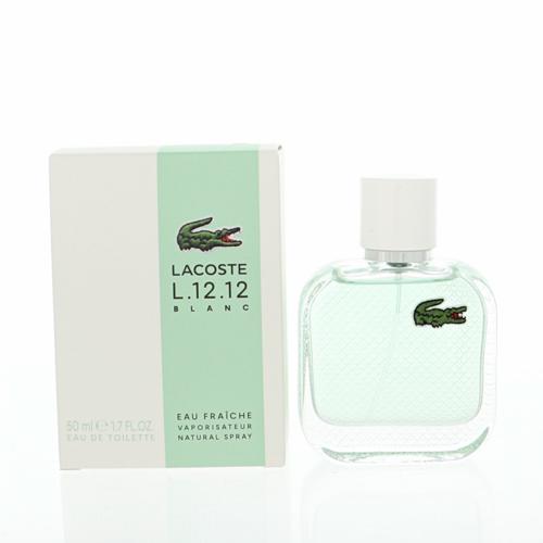 L.12.12 Blanc Cologne By Lacoste 1.7 Oz Eau De Toilette Spray For Men In Box