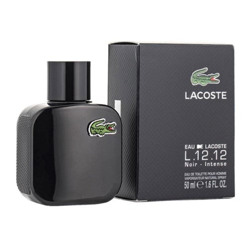 Lacoste Eau De Lacoste L.12.12 Noir Cologne By Lacoste 1.6 Oz Eau De Toilette Spray For Men In Box