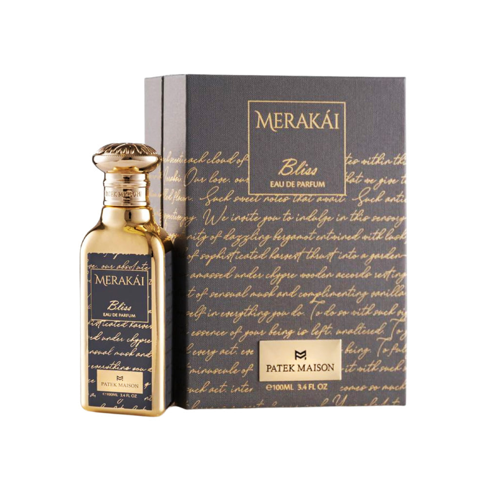 Merakai Bliss by Patek Maison 3.4 oz Eau De Parfum Spray for Men