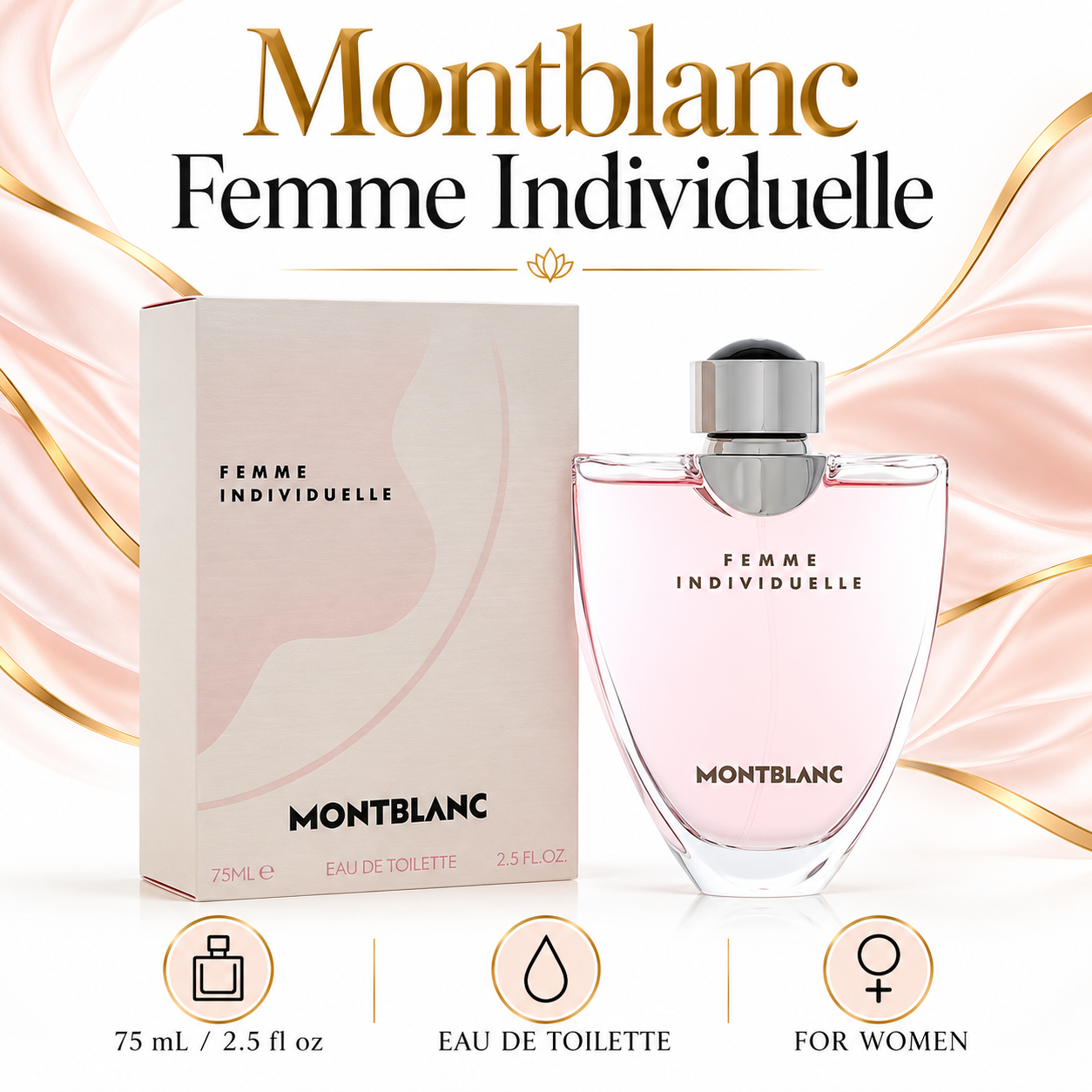 Montblanc Femme Individuelle 75 mL / 2.5 fl oz Eau de Toilette for Women