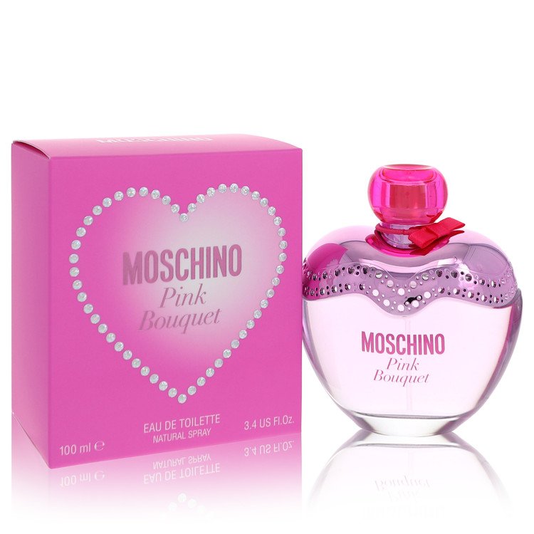 Moschino Pink Bouquet Perfume by Moschino Eau De Toilette Spray 3.4 oz for Women - Authentic Fragrance - Discount Women Perfume or Cologne Fragrance